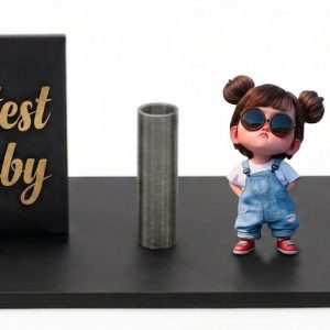 مجسم ثلاثي الأبعاد (3D Printed Figurine) بطول 20 سم، يتم تصميمه خصيصًا لك بناءً على صورتك الشخصية.